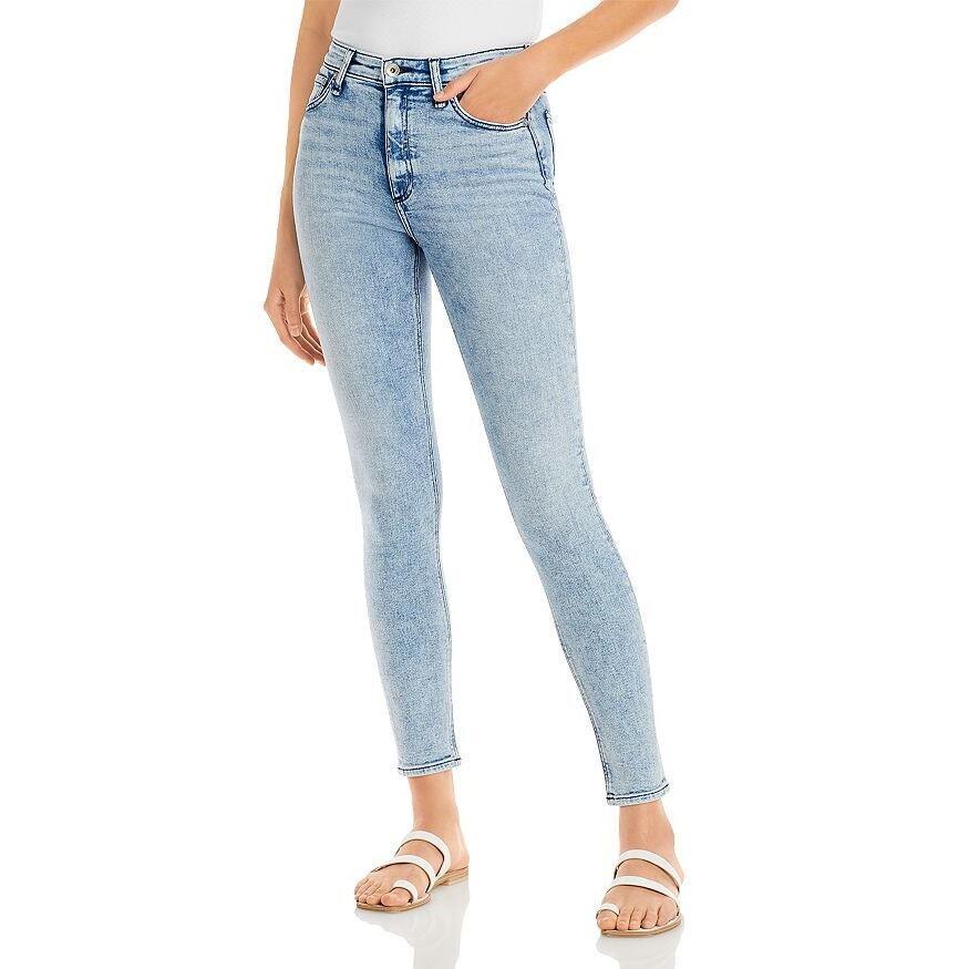 Rag Bone Nina High Rise Ankle Skinny Jeans in Venice Wash Size 29 Denim