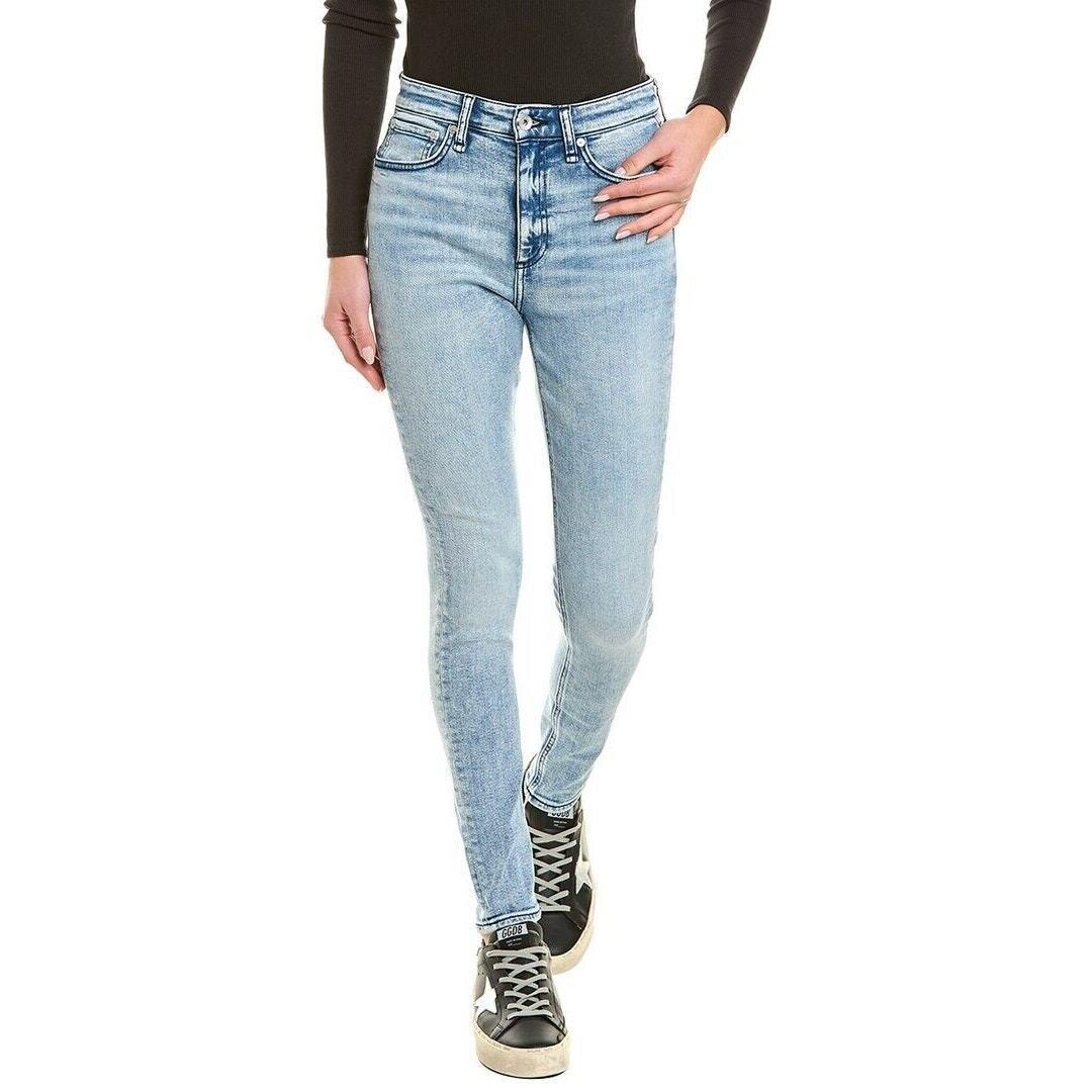 Rag Bone Nina High Rise Skinny Venice Women`s Jeans Size 30