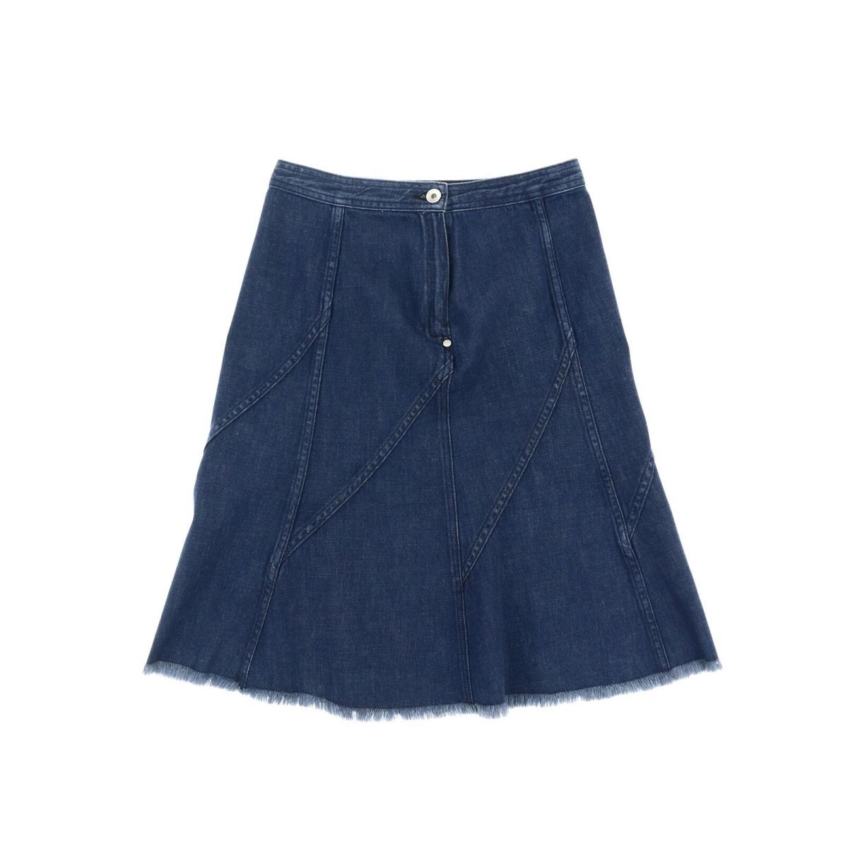 Rag Bone 162325 Womens Casual Cotton Denim A-line Skirt Indigo Size 2