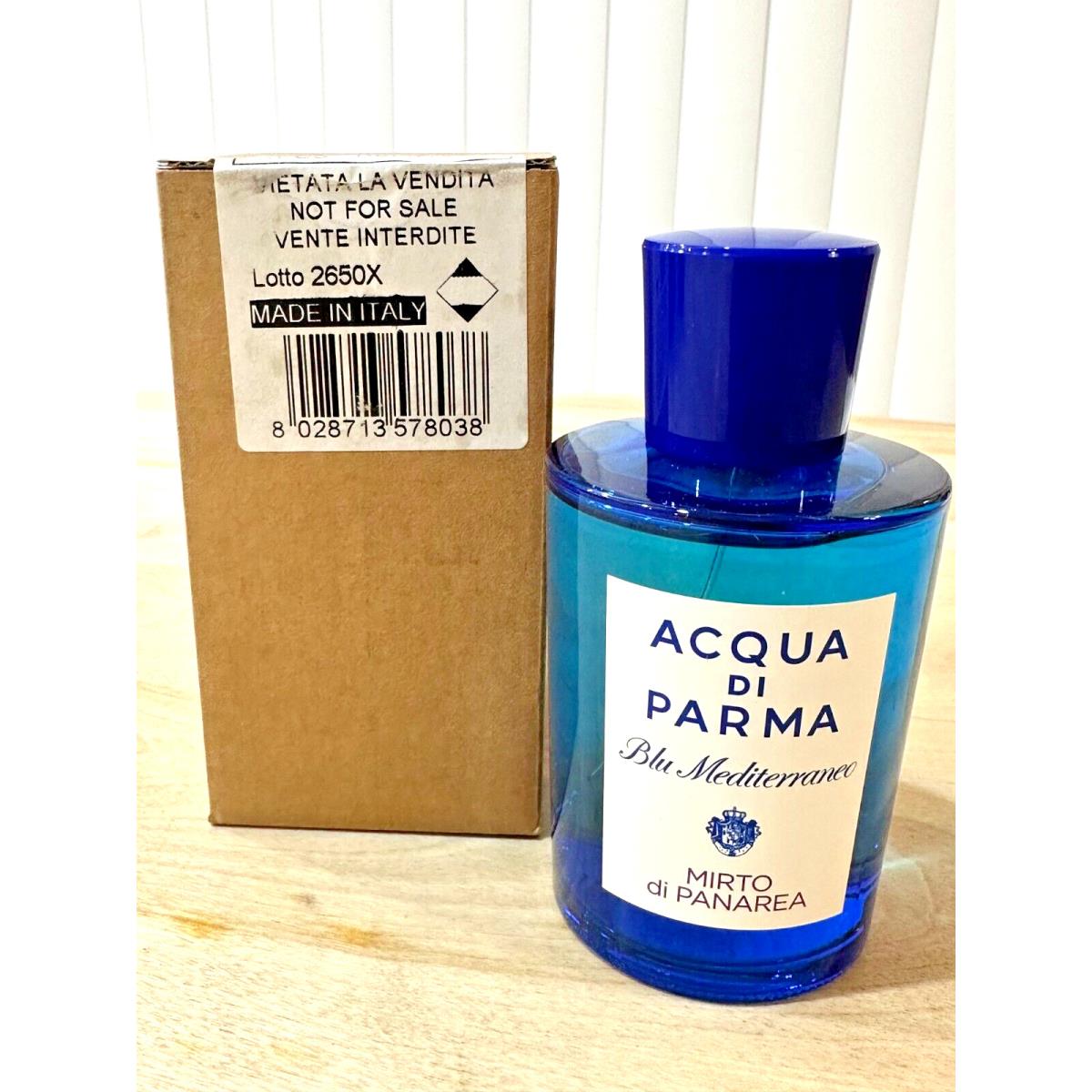 Acqua Di Parma Mirto di Panarea 5.0 oz 150 ml Edt Spray Tester See Picture