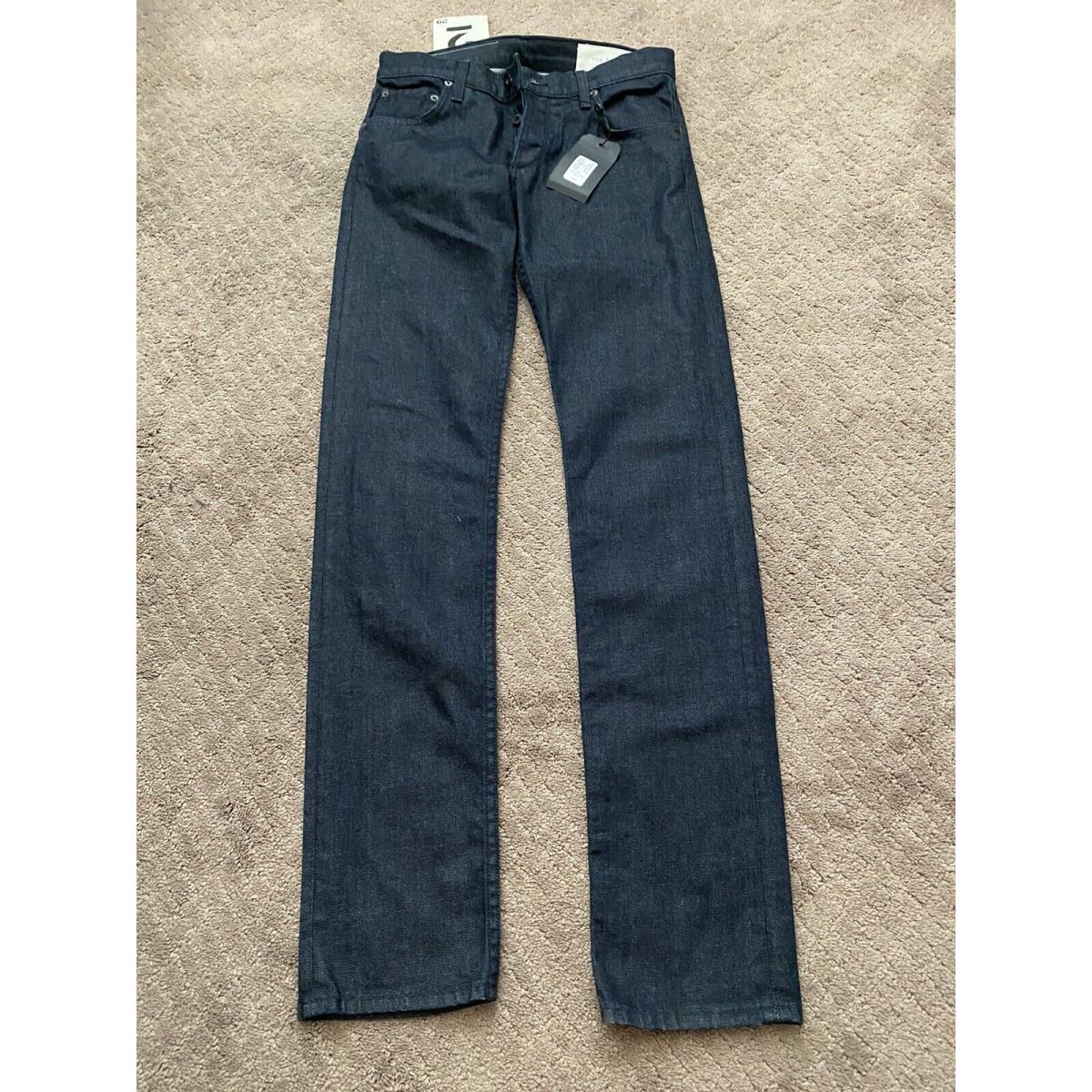 Rag Bone Womens Slim Fit Womens Straight Fit Jeans Dark Blue Size 29