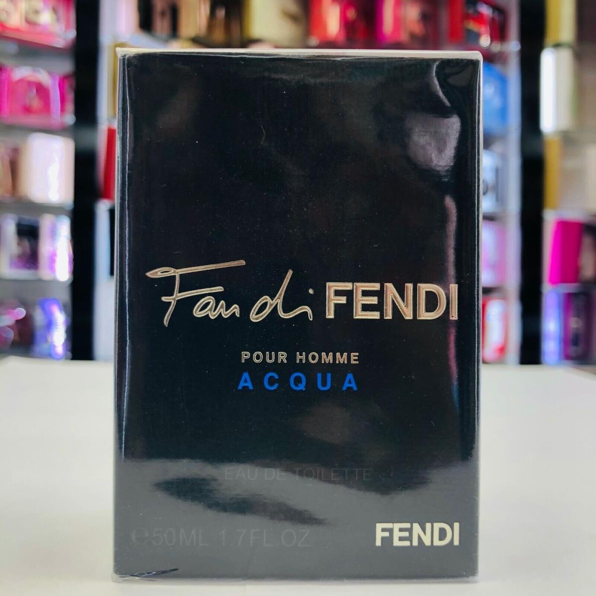 Fan Di Fendi Pour Homme Aqua by Fendi Eau Di Toilette Spray For Men 1.7 oz