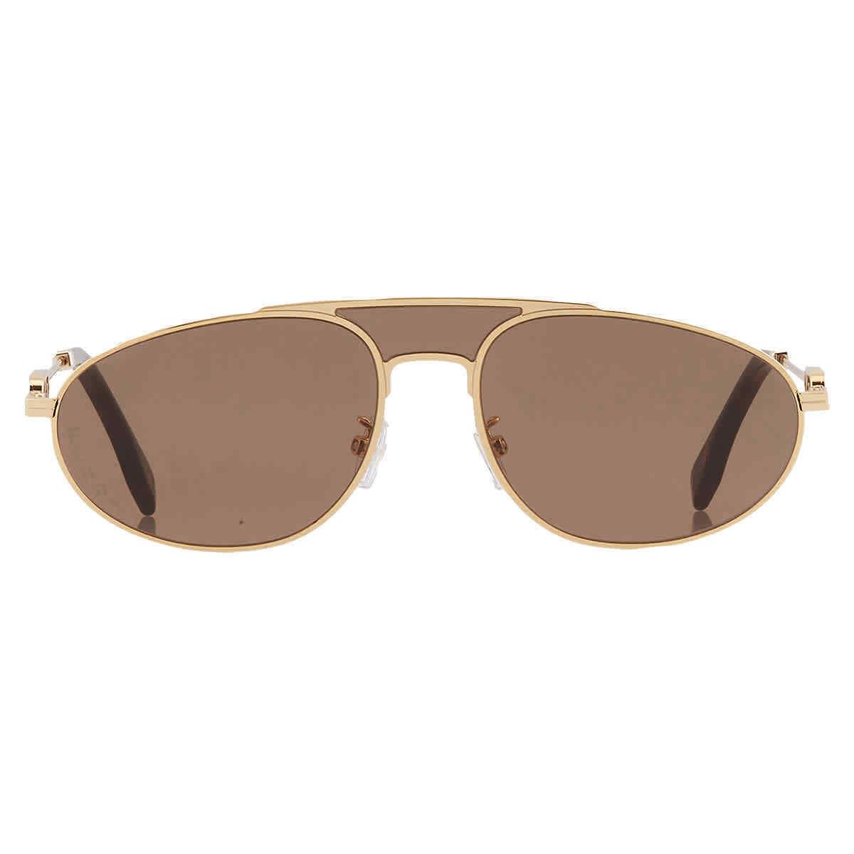 Fendi Brown Phantos Men`s Sunglasses FE40072U 30E 57 FE40072U 30E 57