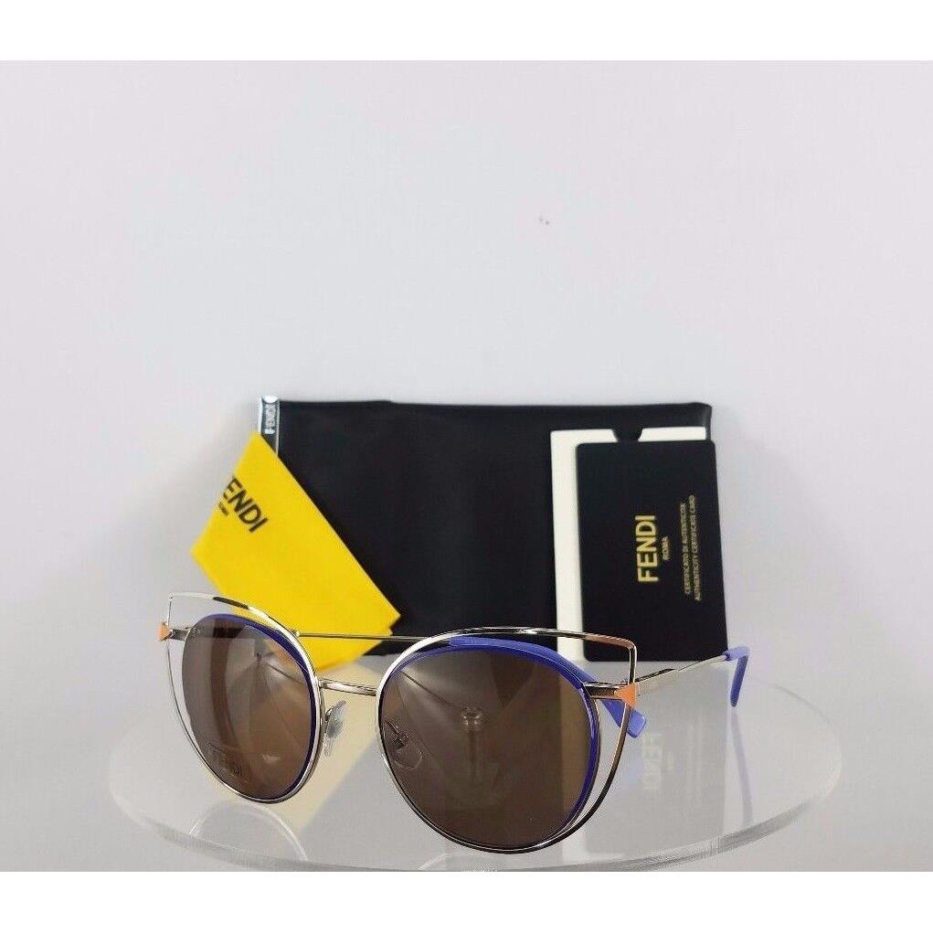 Fendi FF 0176/S Sunglasses 3YGUT Gold Purple Frame 53mm