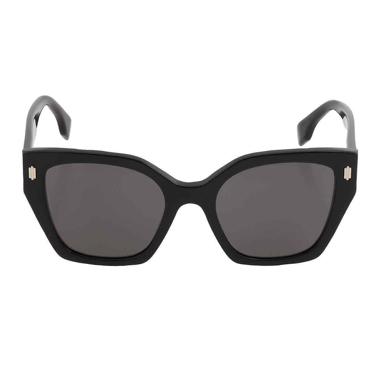 Fendi Smoke Cat Eye Ladies Sunglasses FE40070I 01A 54 FE40070I 01A 54