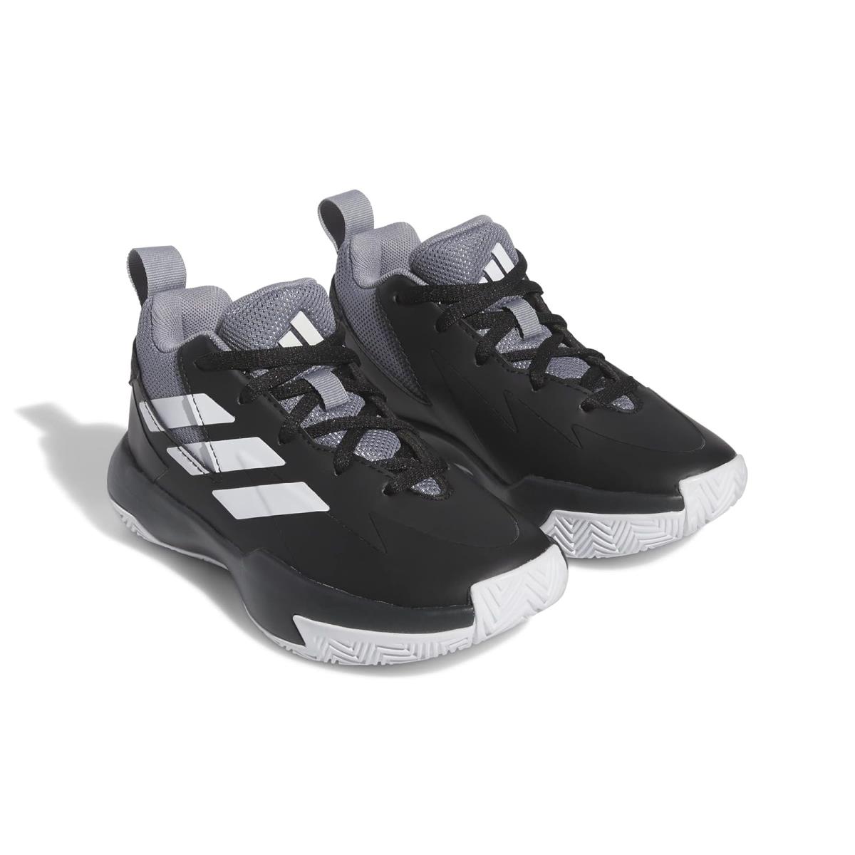 Children Unisex Shoes Adidas Kids Cross Em Up Select Toddler/little Kid - Core Black/Footwear White/Grey Three