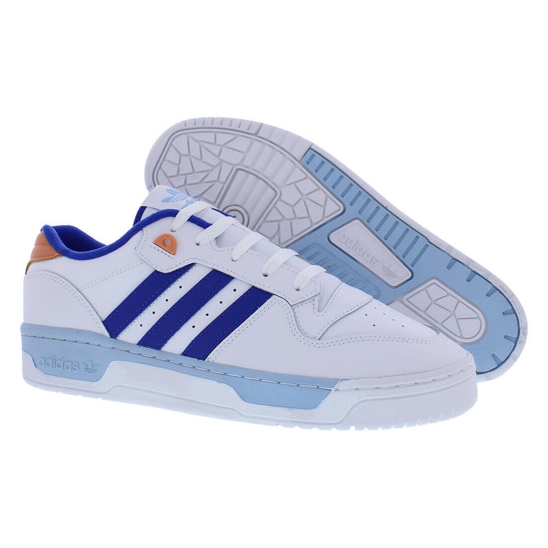 Adidas Rivalry Mens Shoes - Cloud White/Semi Lucid Blue/Clear Sk, Main: White