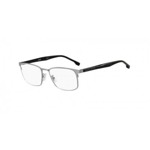 Hugo Boss BOSS-1295-F-R81-55 Gray Black Eyeglasses