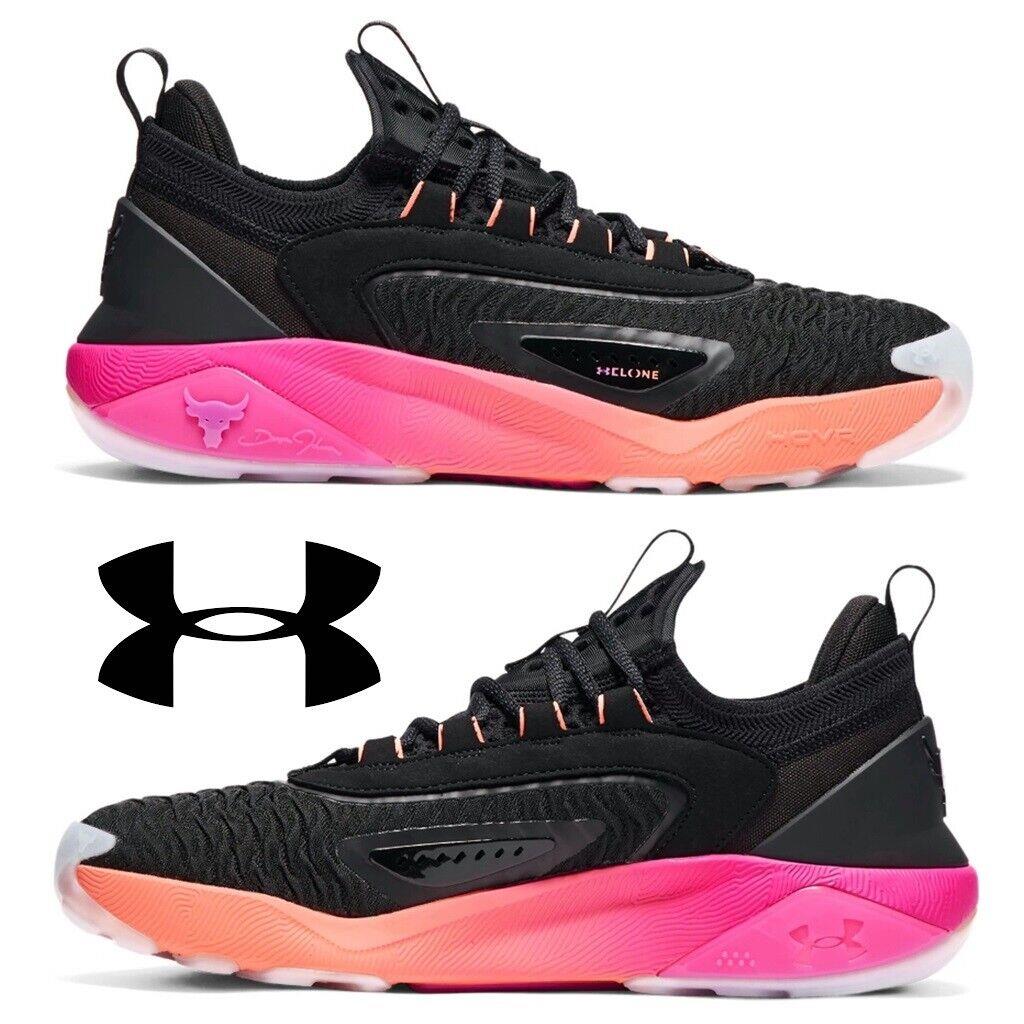 Under Armour Project Rock 7 Training Men`s Sneakers Running Workout Shoes Black