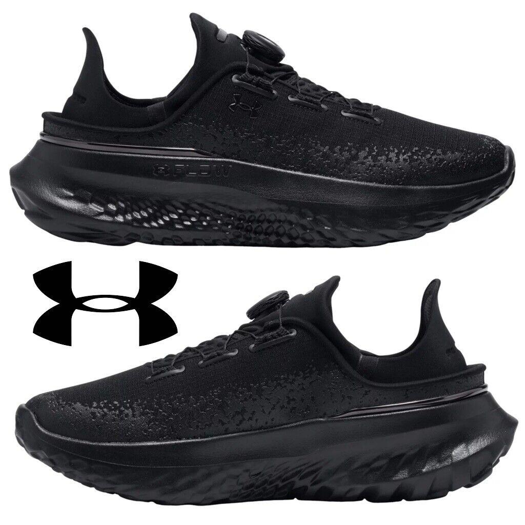 Under Armour Slipspeed Mega Shoes Men`s Sneakers Running Sports Casual Black - Black, Manufacturer: Black/Black/Black