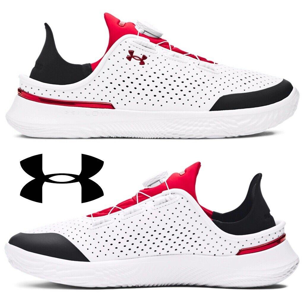 Under Armour Slipspeed Training Shoes Men`s Sneakers Running Casual Sport White