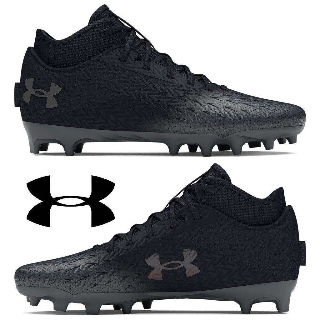 Under Armour Men`s Spotlight 4.0 MC Running Shoes Sneakers Football Sport