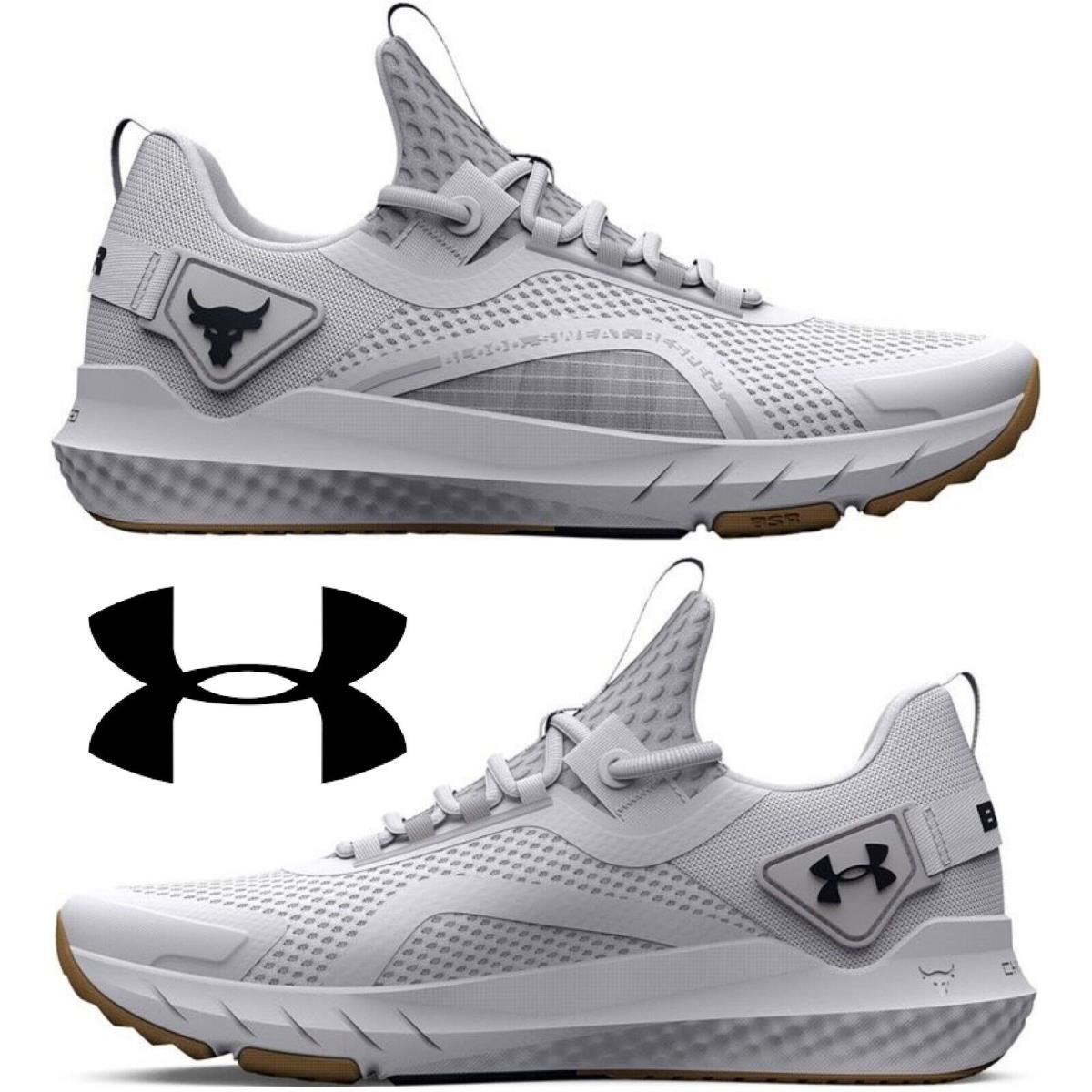 Under Armour Project Rock Bsr 3 Men`s Sneakers Running Training Shoes White 11