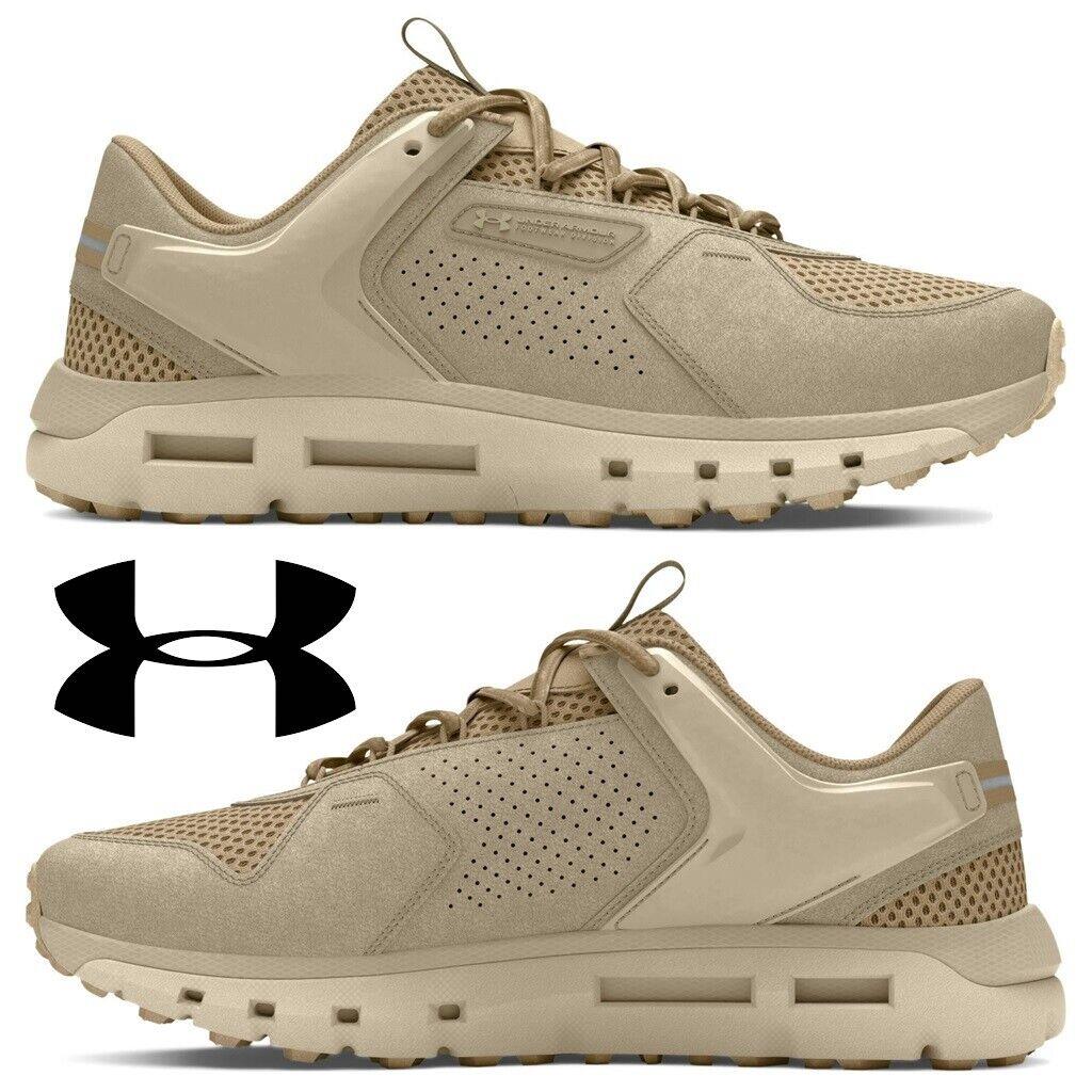 Under Armour Summit Men`s Sneakers Running Shoes Casual Sport Beige