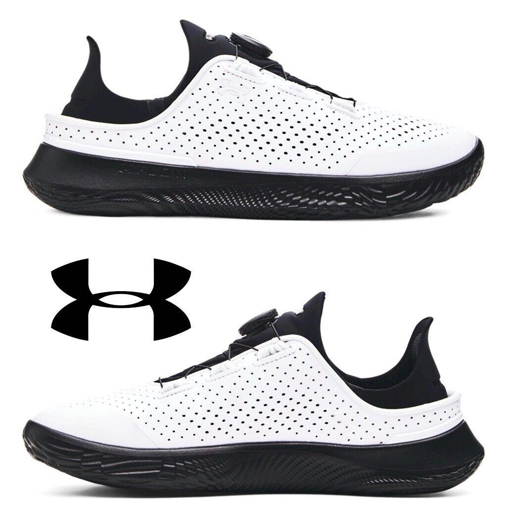 Under Armour Slipspeed Training Shoes Men`s Sneakers Running Casual Sport White