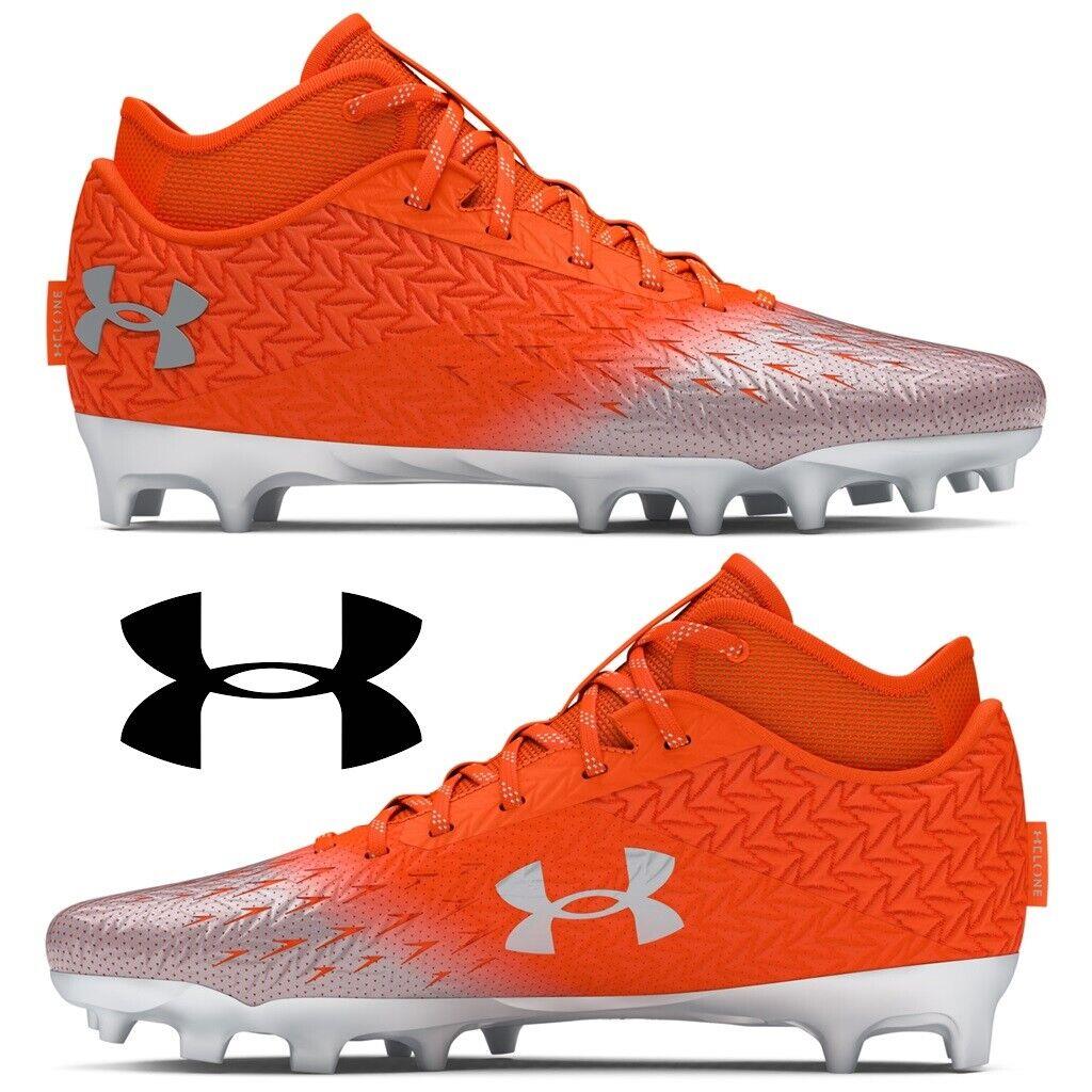 Under Armour Men`s Spotlight 4.0 MC Running Shoes Sneakers Football Sport