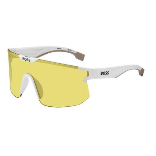 Hugo Boss Sunglasses Boss 1500/S 6HT/HO Matt White Yellow Man