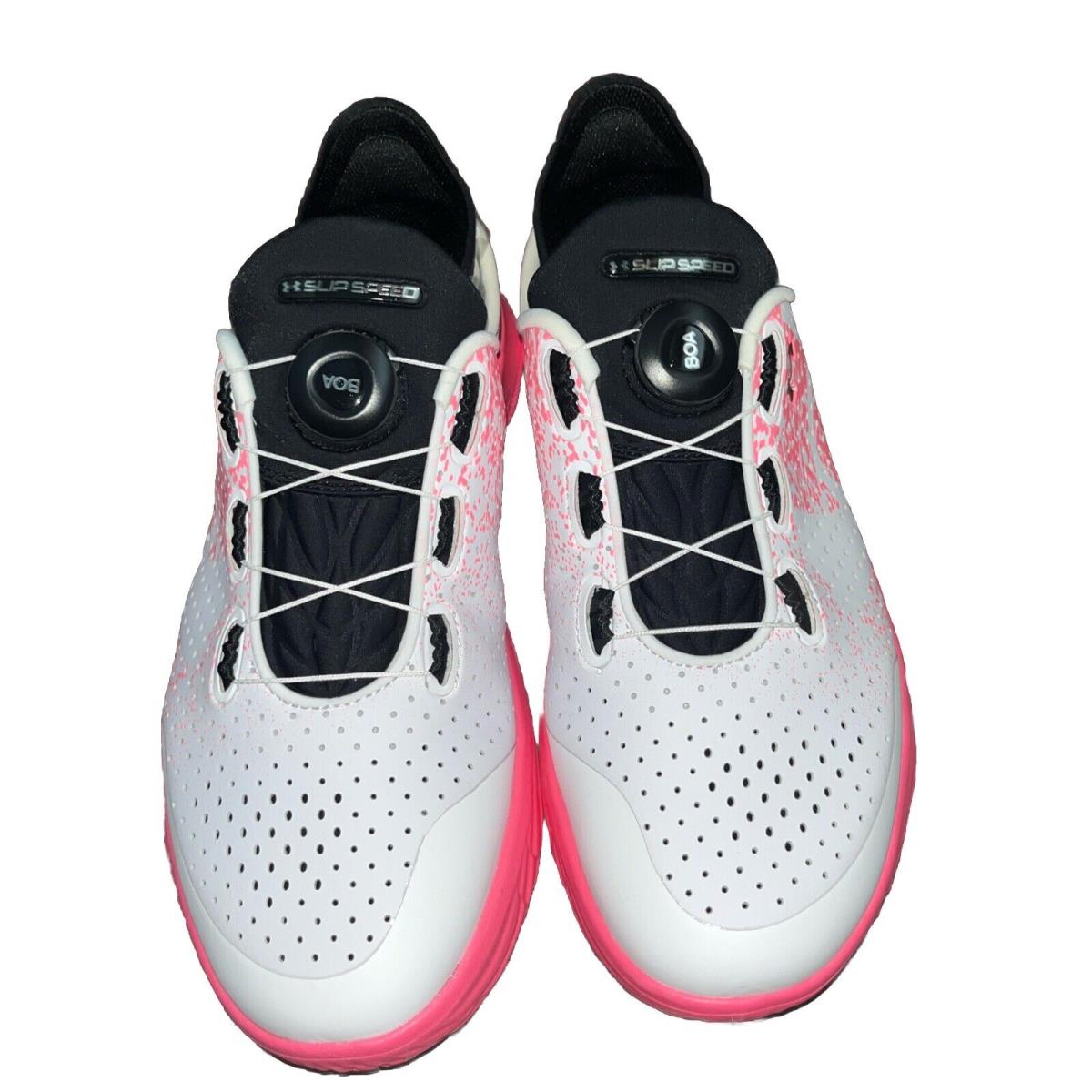 Under Armour Flow Slipspeed Beta Pink-white-black Trainer Grh Men 9.5 Women 11