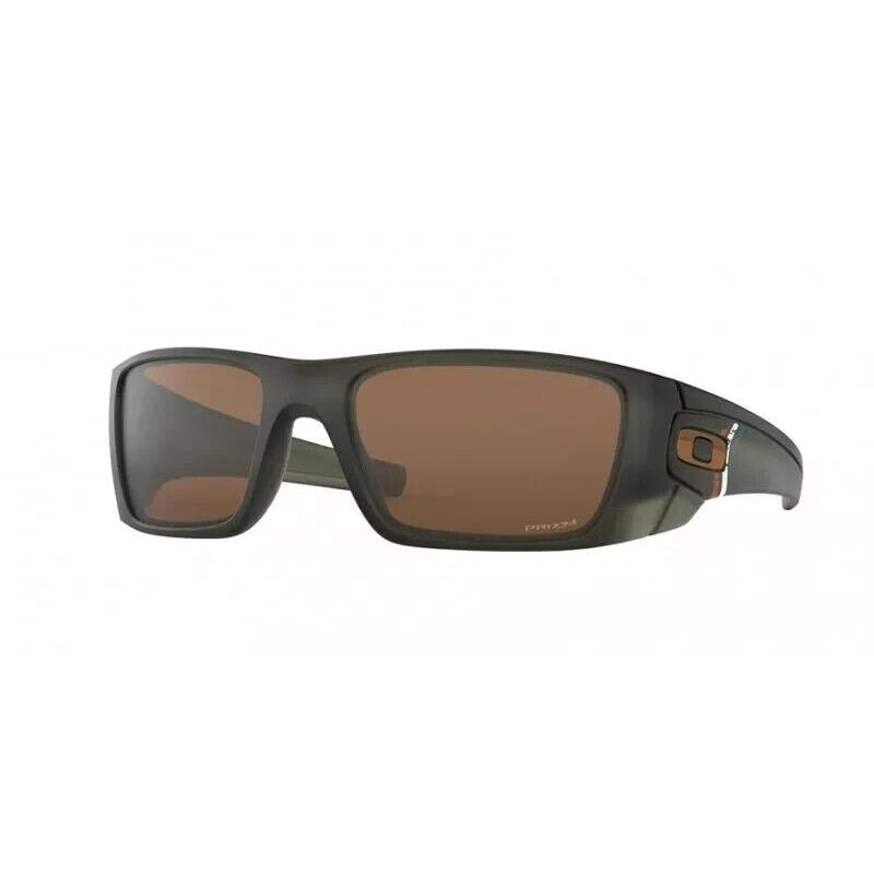 Oakley Fuel Cell Sunglasses Matte Olive Frame / Prizm Tungsten Lens OO9096-J7 - Frame: Green, Lens: Brown