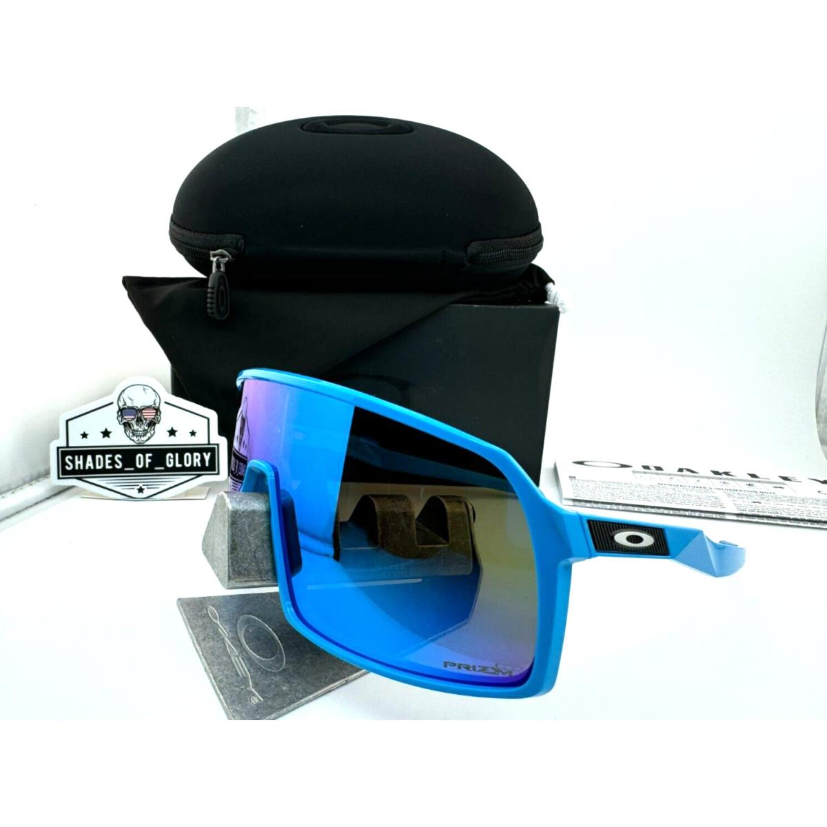 Oakley Sutro Sky Blue W/ Prizm Sapphire Blue Sunglasses OO9406-07