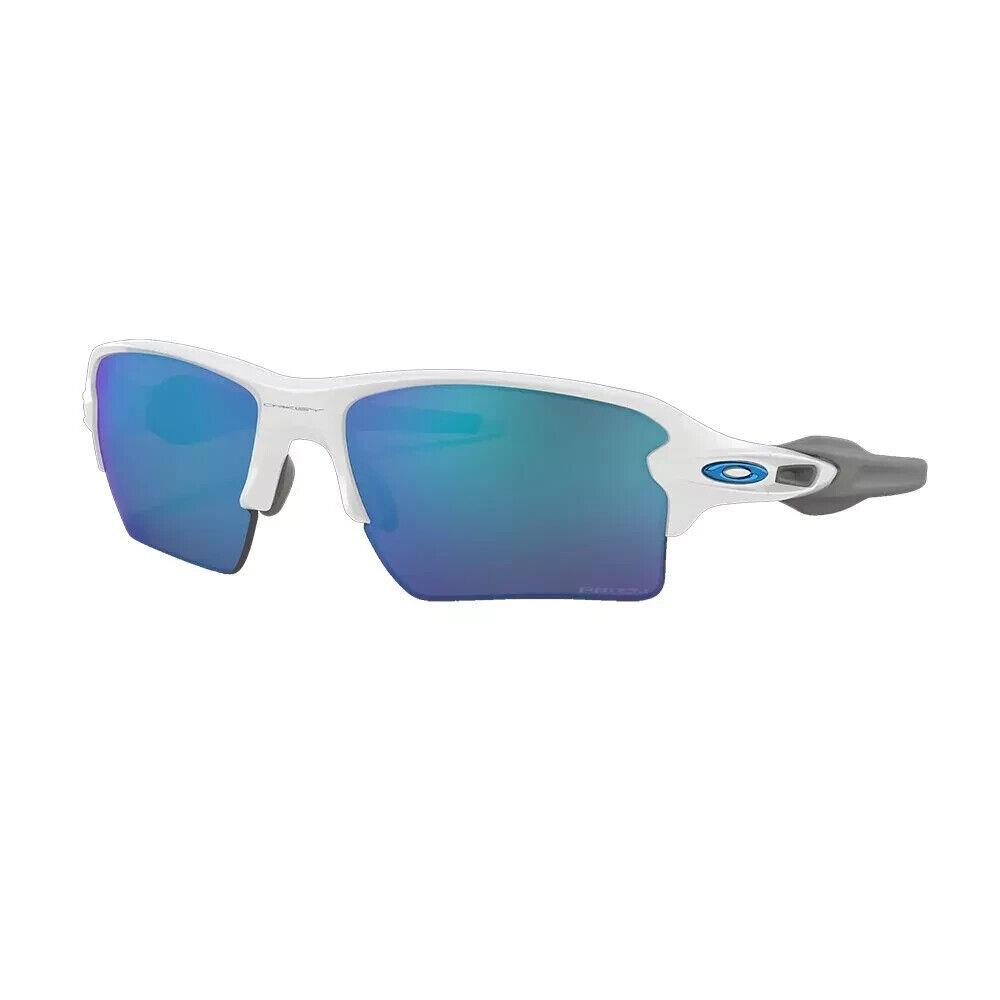 Oakley OO9188-94 Flak 2.0 XL Sunglasses Polished White Prizm Sapphire 59mm Lens