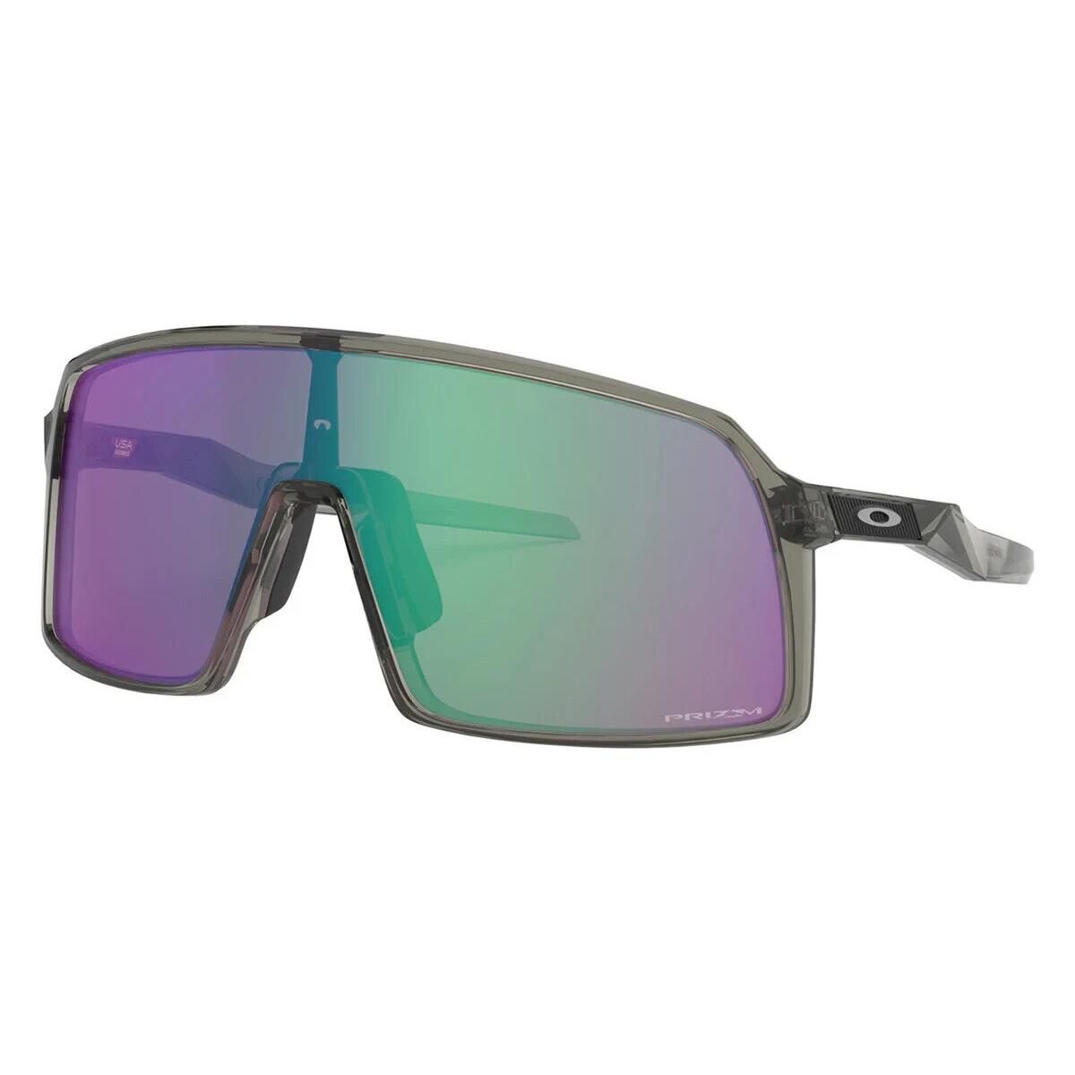 Oakley OO9406-10 Sutro Sunglasses Grey Ink Prizm Road Jade 37mm Lens - Frame: Gray, Lens: Green