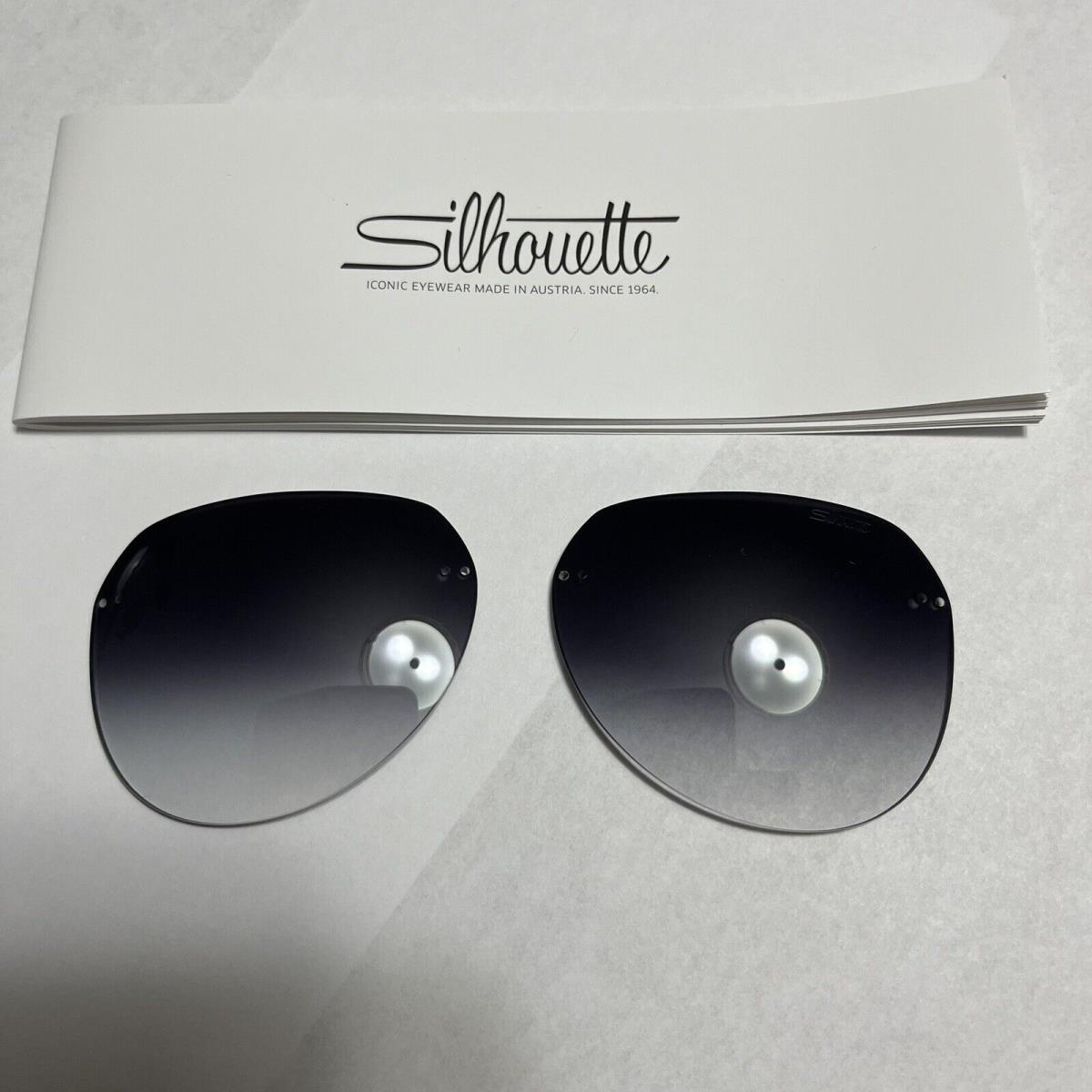 Silhouette Sun C-2 8709 Lenses with Parts Gray Gradient