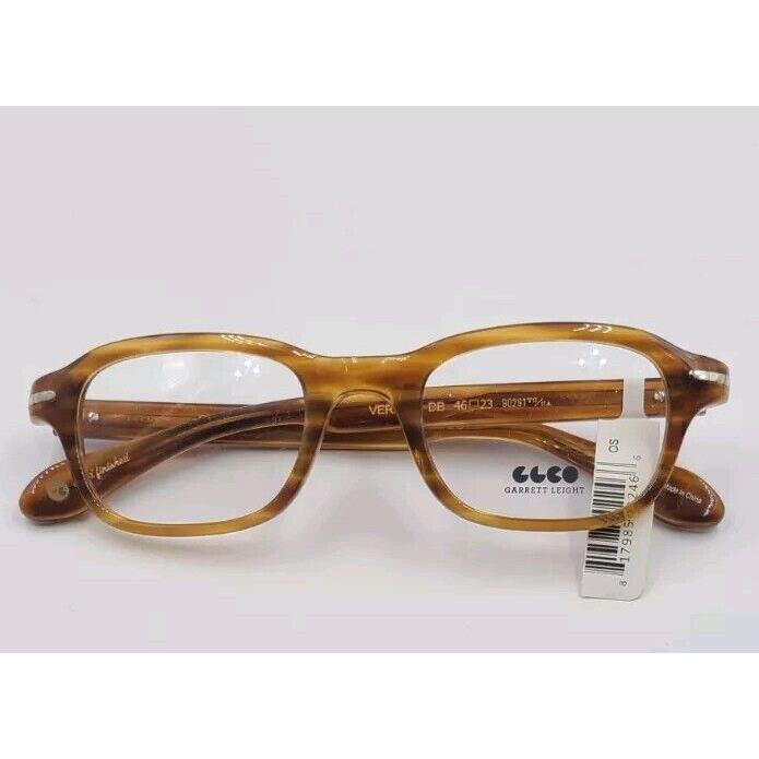 Garrett Leight Vernon Glasses Frames Designer Eyewear Tortoise 46-23