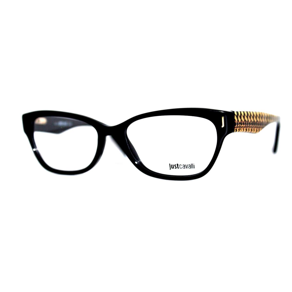 Just Cavalli JC0746 A01 Black Eyeglasses Frames 53-16-135MM W/case