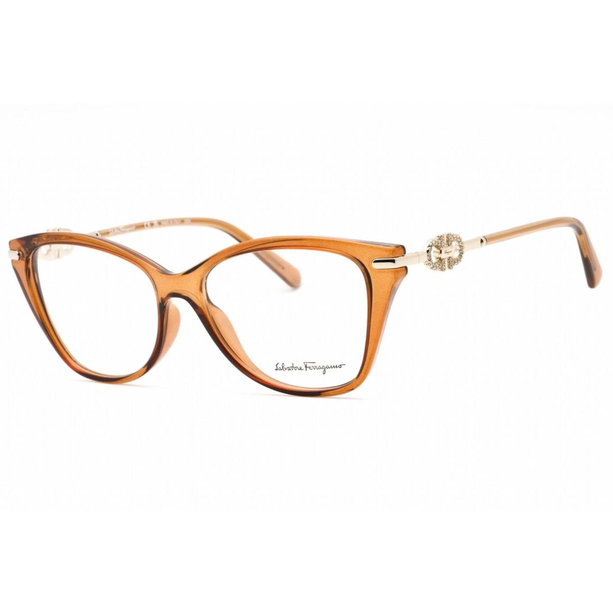 Salvatore Ferragamo SF-2937R 261 Crystal Caramel Eyeglasses 54/15/140