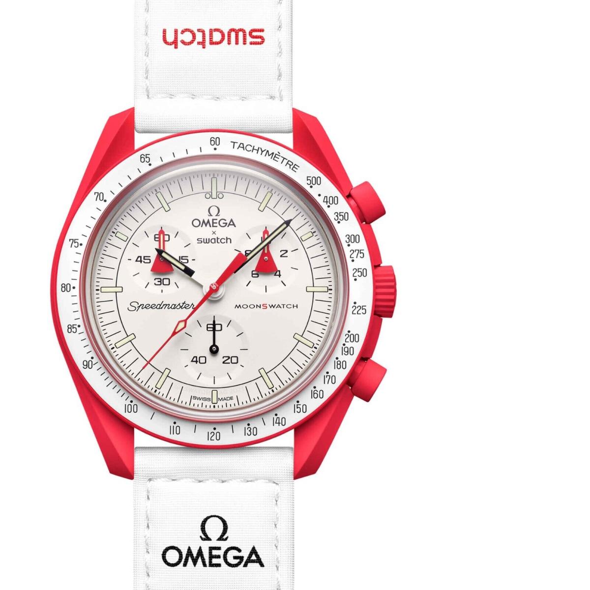 Omega x Swatch Mission to Mars Moonswatch Bioceramic - SO33R100