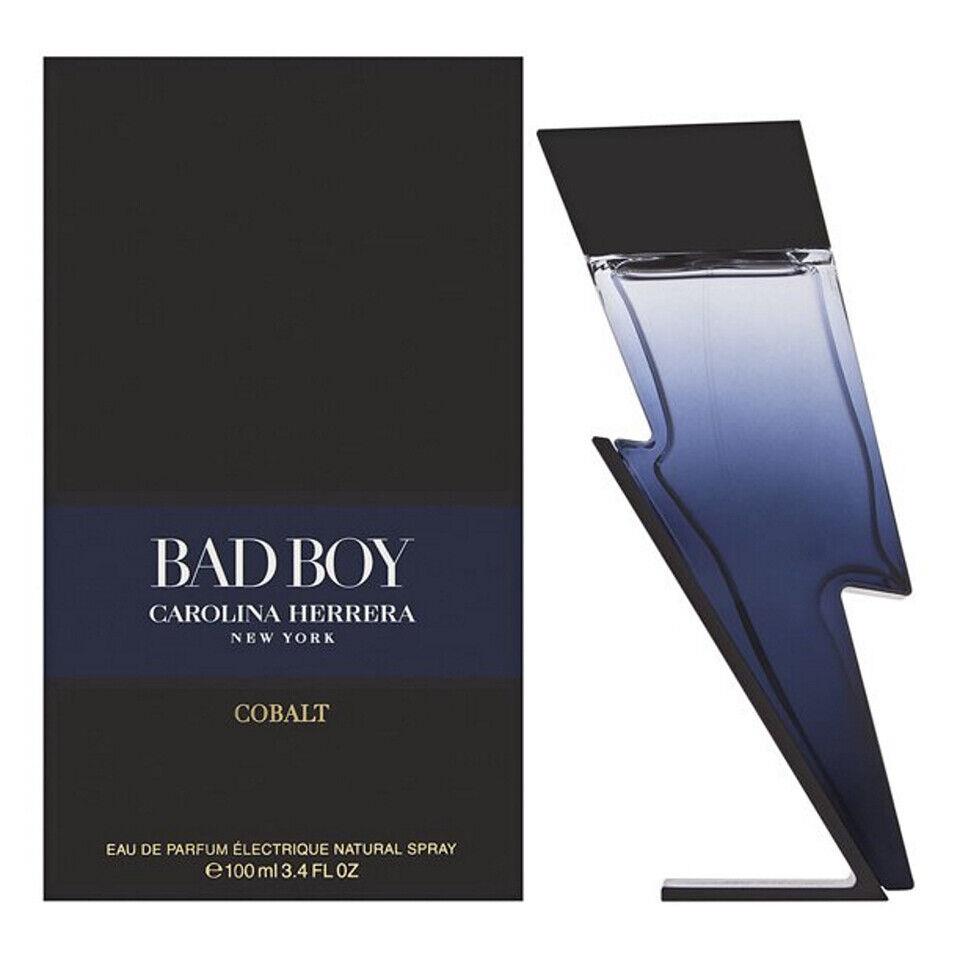 Carolina Herrera Men`s Bad Boy Cobalt Edp 3.4 oz / 100 ml