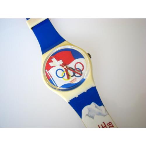 St. Moritz 1928 Colorful Swatch Atlanta Olympic Watch-nos