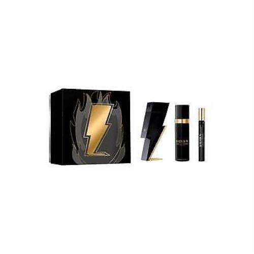 Bad Boy by Carolina Herrera 3pcs Gift Set 3.4oz Edt Spray + 3.4oz Deo Stick +