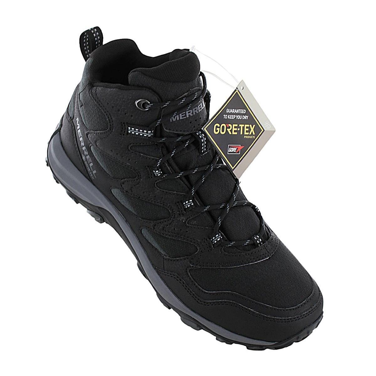 Merrell West Rim Sport Mid Gtx - Gore-tex - Men`s Hiking Shoes Black J036