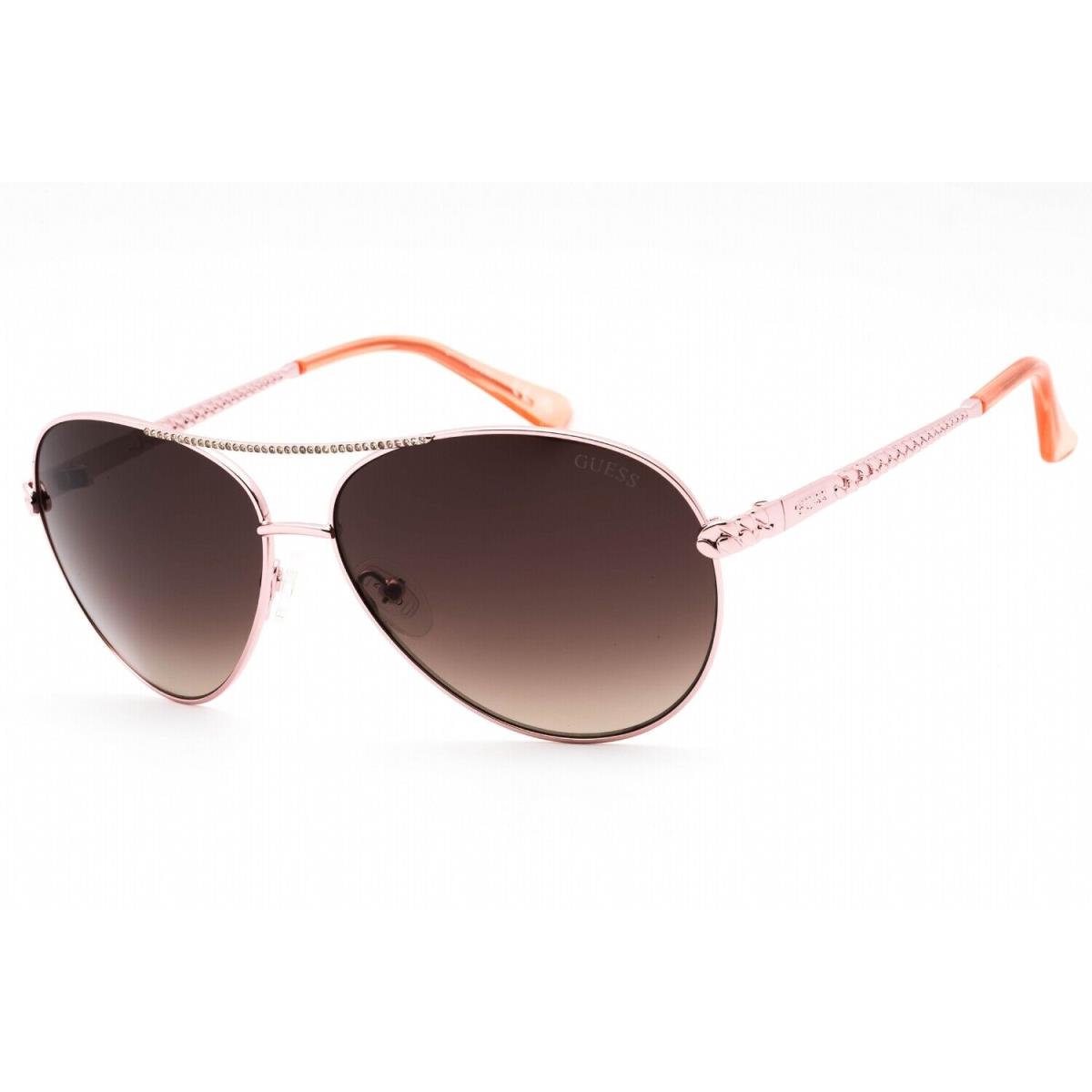 Guess GU7470-28F Shiny Rose Gold Sunglasses