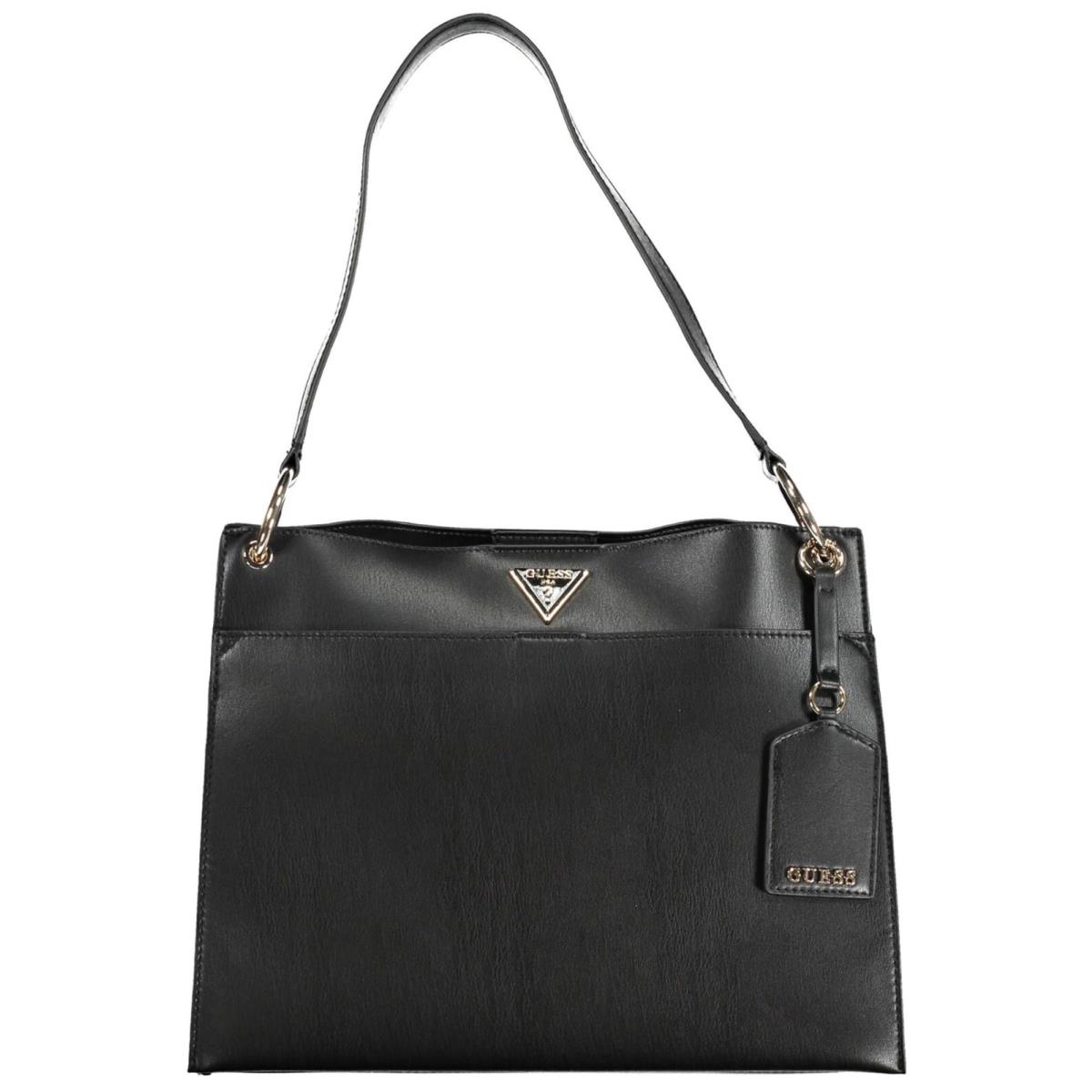 Guess Jeans Black Polyethylene Women Women`s Handbag