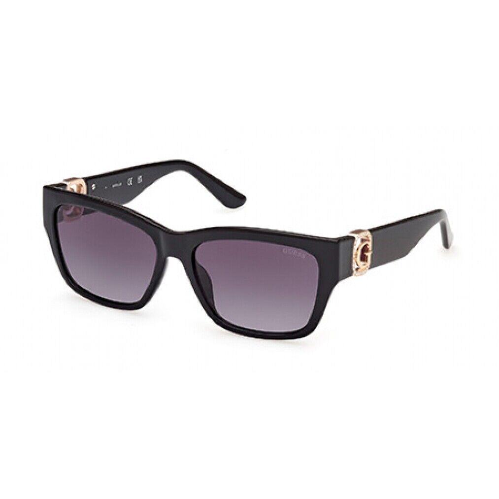 Guess GU 00105 Sunglasses 01B Shiny Black