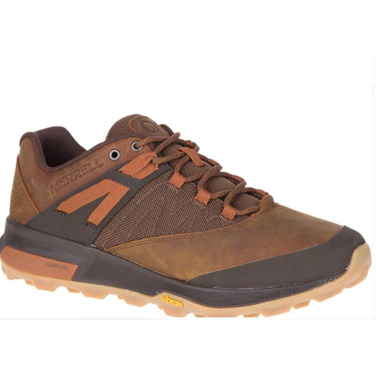 Merrell Z1353 Men`s Zion Toffee Trail Running Shoes Size 12 M