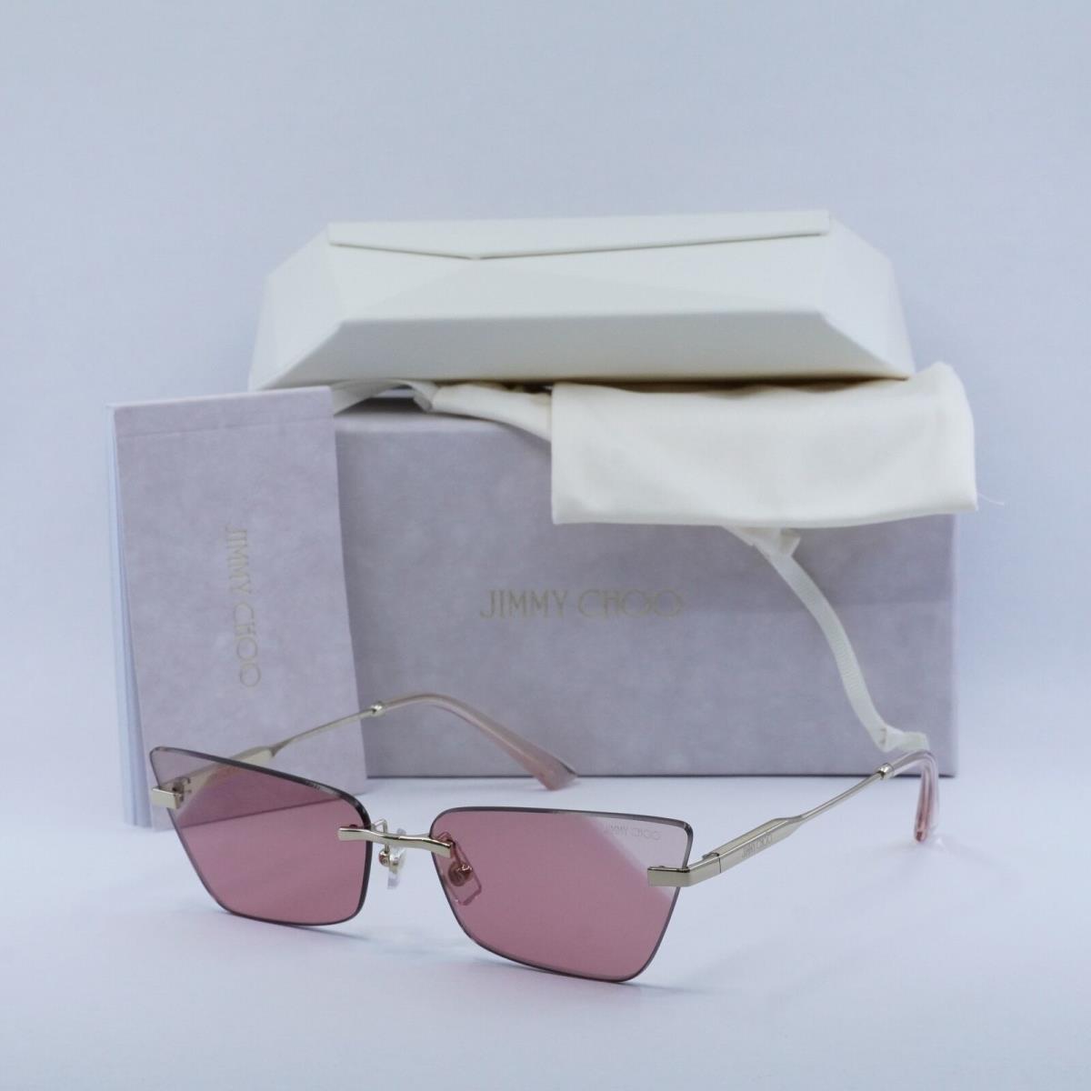 Jimmy Choo JC4012 300620 Pale Gold/pink Gradient 60-15-140 Sunglasses