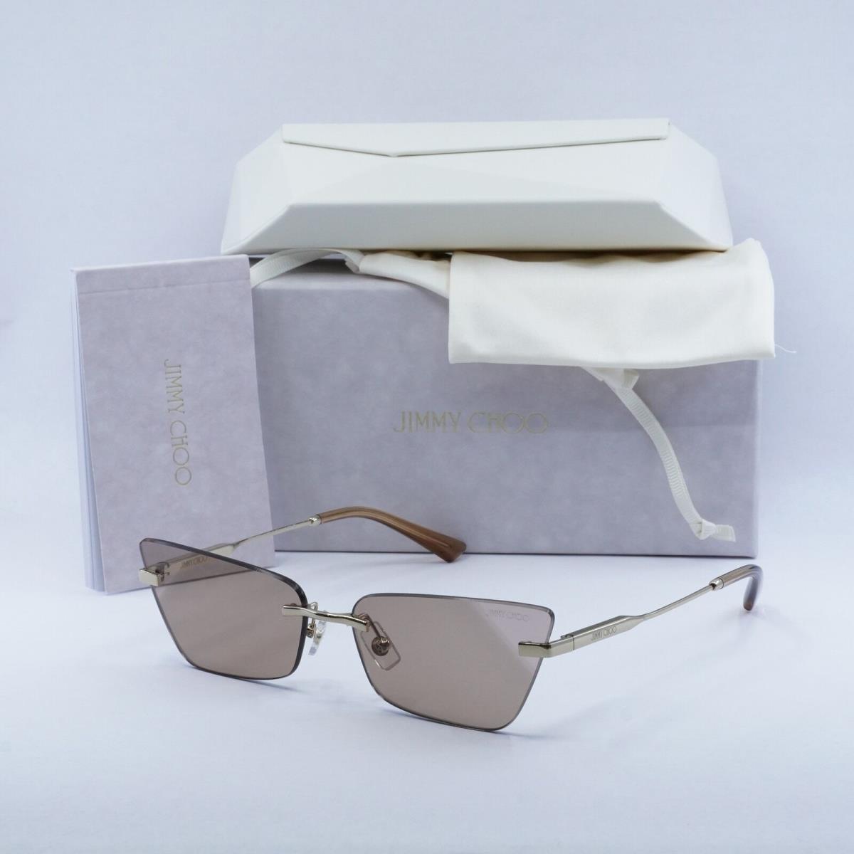 Jimmy Choo JC4012 300613 Pale Gold/brown Gradient 60-15-140 Sunglasses