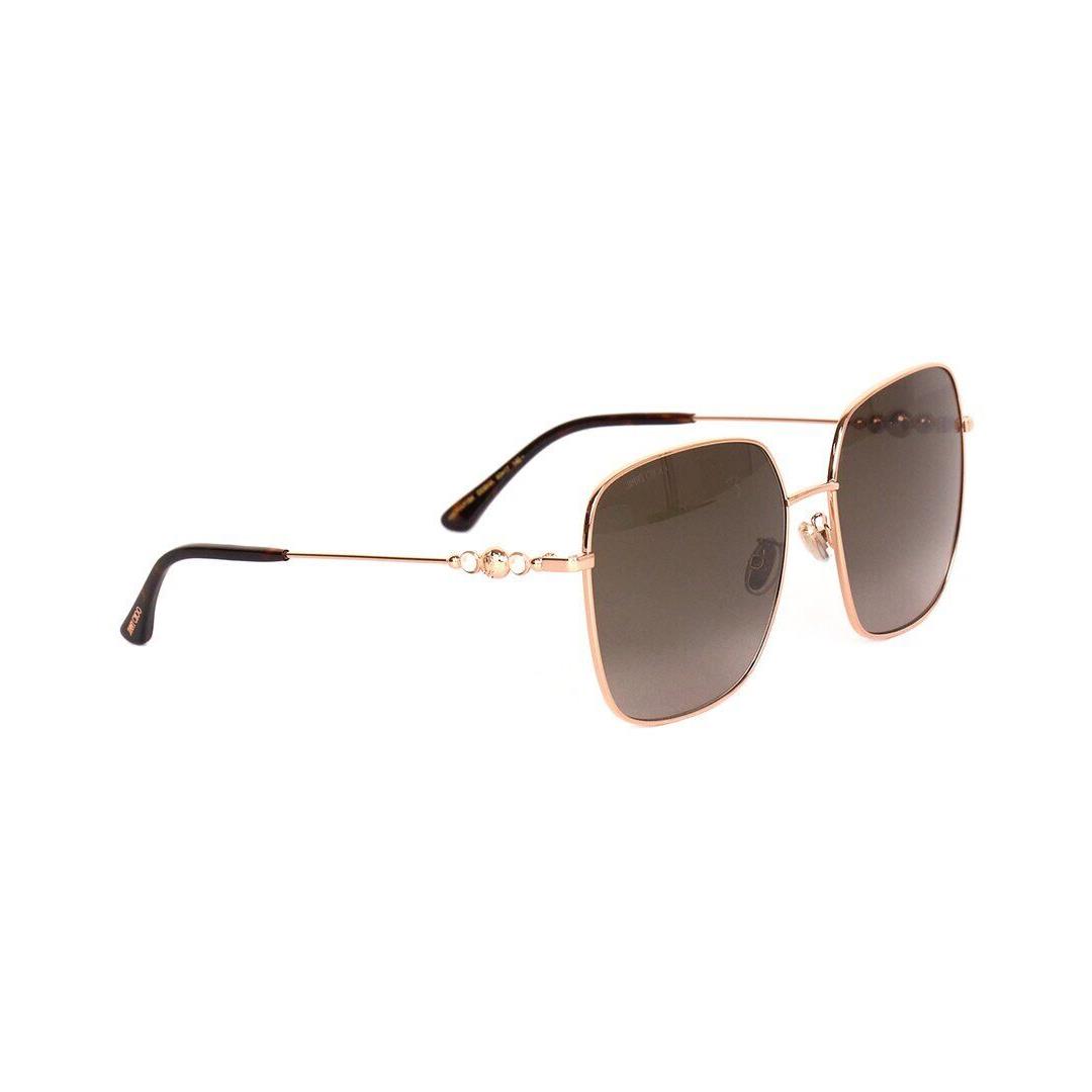 Jimmy Choo Women`s Amora/f/sk 60Mm Sunglasses Women`s Gold