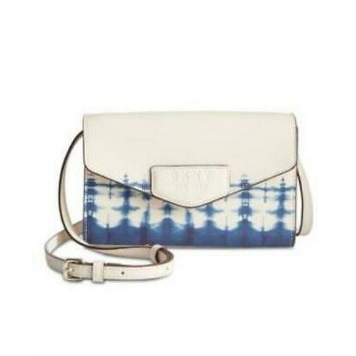 Dkny Sullivan Leather Tie-dyed Crossbody Wallet