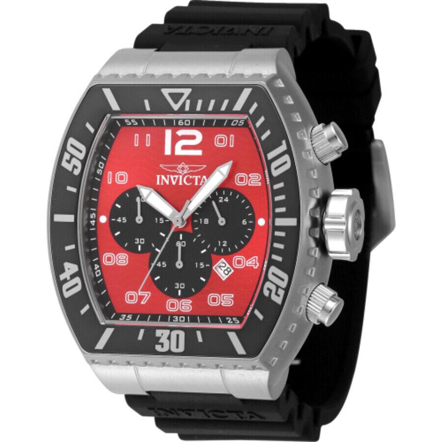 Invicta Pro Diver Zager Exclusive Chronograph Gmt Quartz Men`s Watch 47283