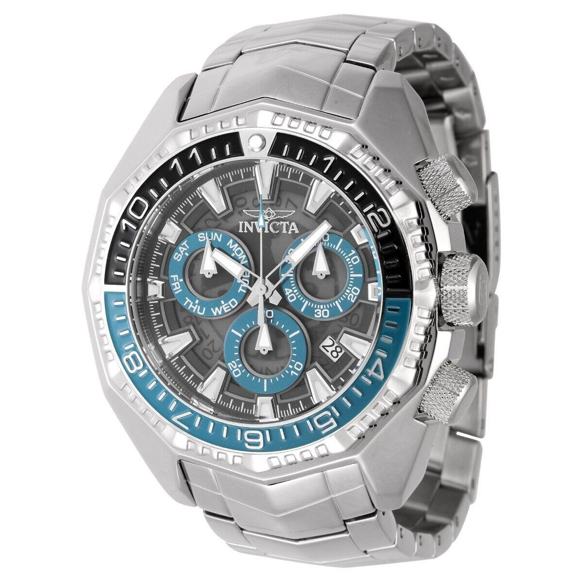 Invicta Akula Swiss Ronda Z60 Caliber Men`s Watch - 55mm Steel 44292