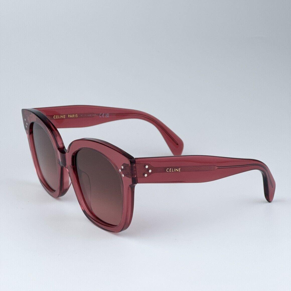 Celine CL4002UN 74T Shiny Rose Pink Gradient Bordeaux Women Sunglasses