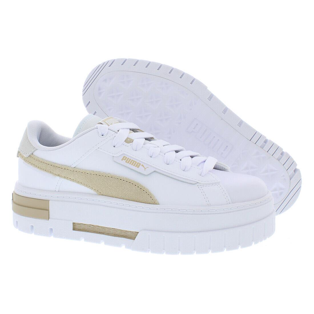 Puma Mayze Crashed Womens Shoes - Puma White/Granola, Main: White