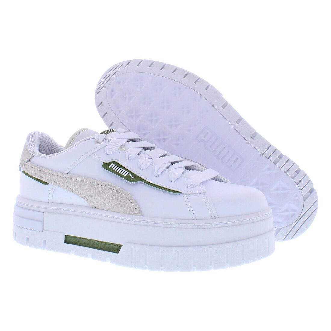 Puma Mayze Crashed Womens Shoes - Puma White/Vapor Gray, Main: White