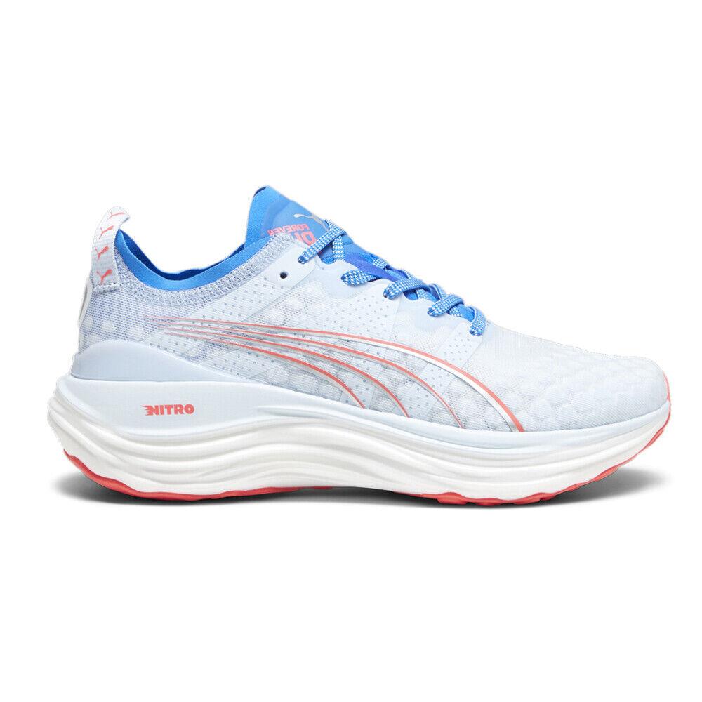 Puma Foreverrun Nitro Running Womens Blue Sneakers Athletic Shoes 37775810 - Blue