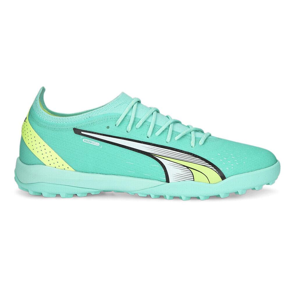 Puma Ultra Ultimate Cage Tt Soccer Mens Blue Green Sneakers Athletic Shoes 1072 - Blue, Green